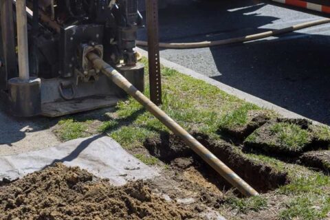 drainage pipe line